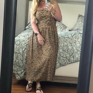 Medium target leopard dress